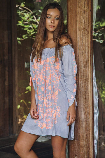 Leah Embroidered Summer Dress