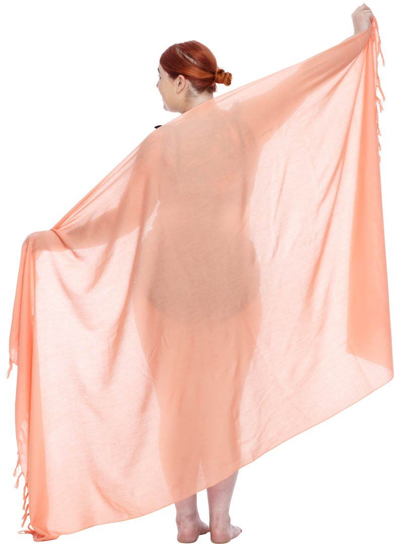 Plus Size Solid Color Sarong - Love-Shu-Shi