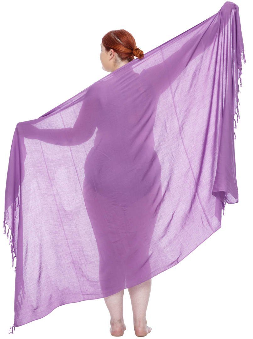 Plus Size Solid Color Sarong - Love-Shu-Shi