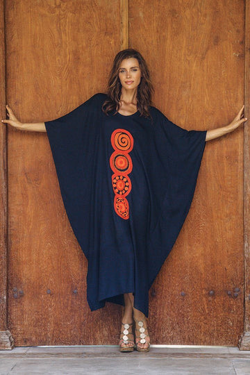Bohemian Mandala Kaftan Dress