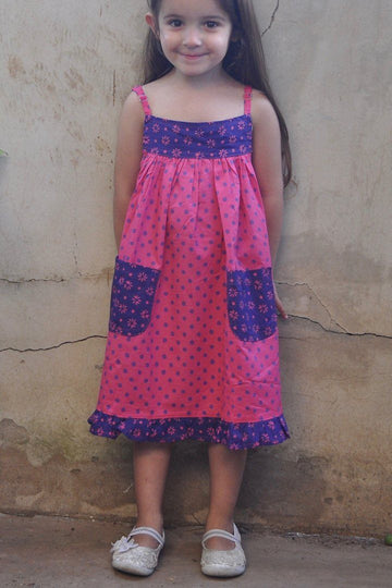 Mutiara Girls Handmade Cotton Dress