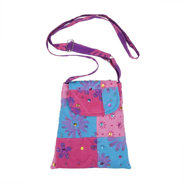 Girls Crossbody Bag Patchwork Design