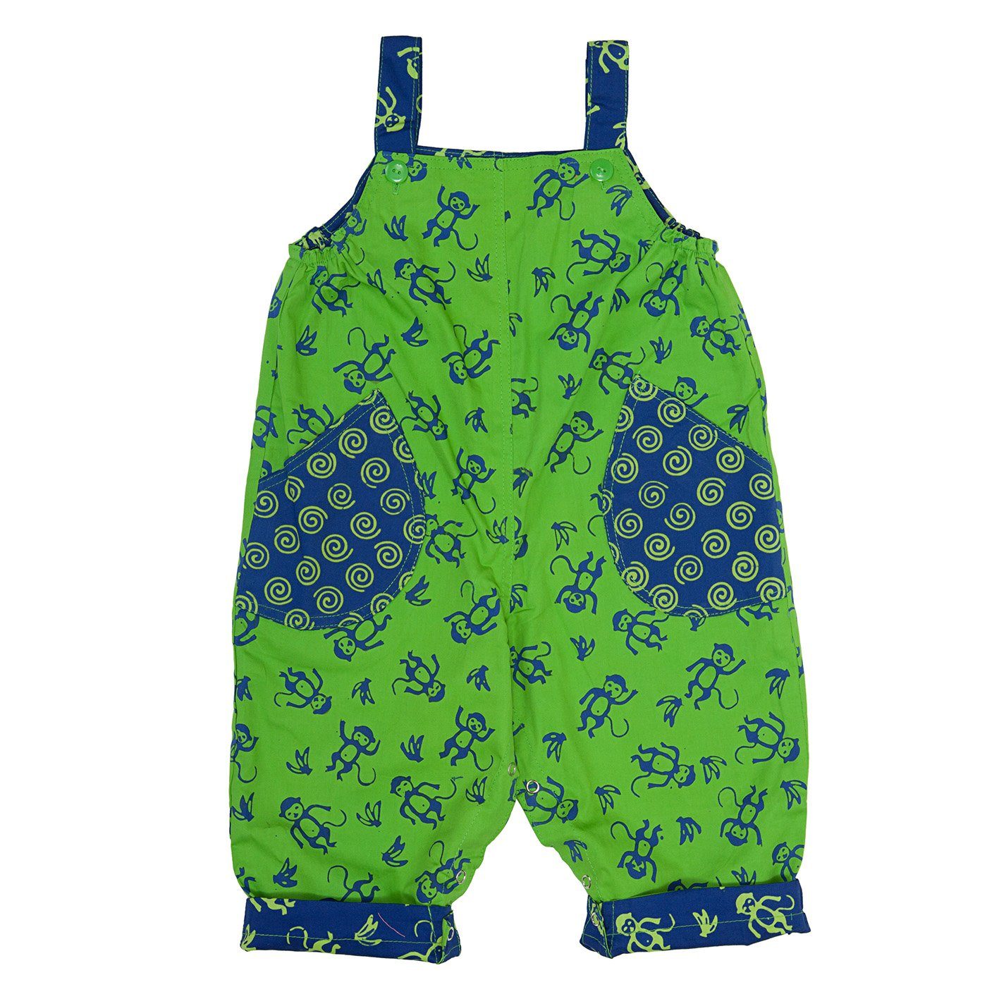 Baby Toddler Unisex Reversible Overall Jumpsuit - Love-Shu-Shi