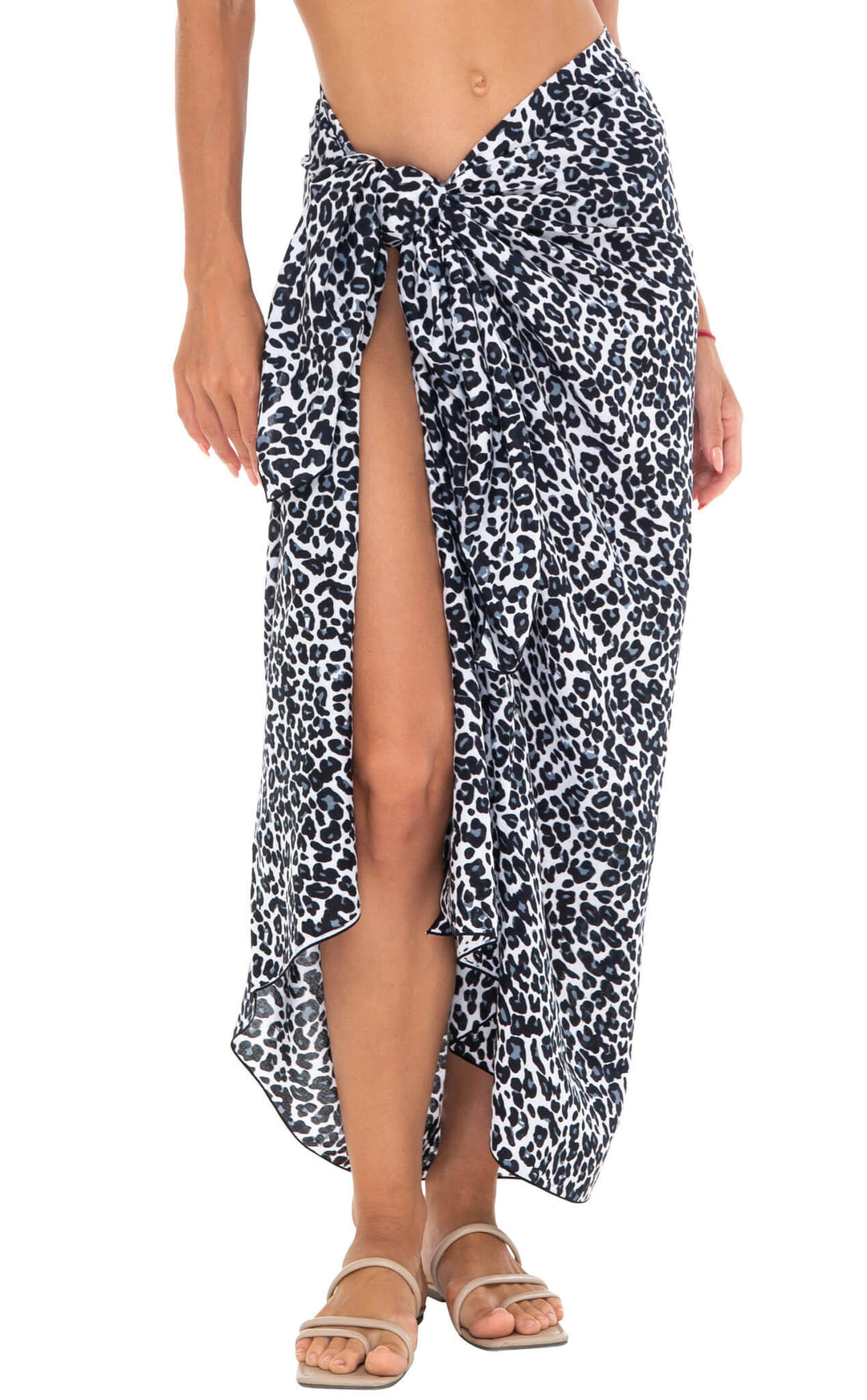 Leopard Print Sarong by SHU-SHI