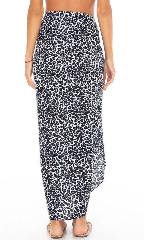 Leopard Print Sarong by SHU-SHI