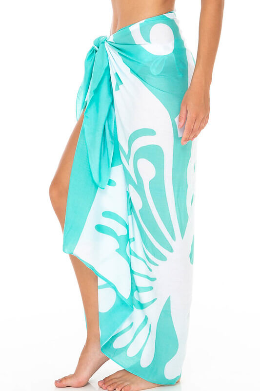 Butterfly Long Beach Sarong by SHU-SHI