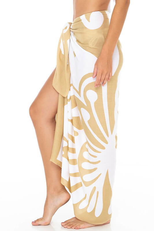 Butterfly Long Beach Sarong by SHU-SHI