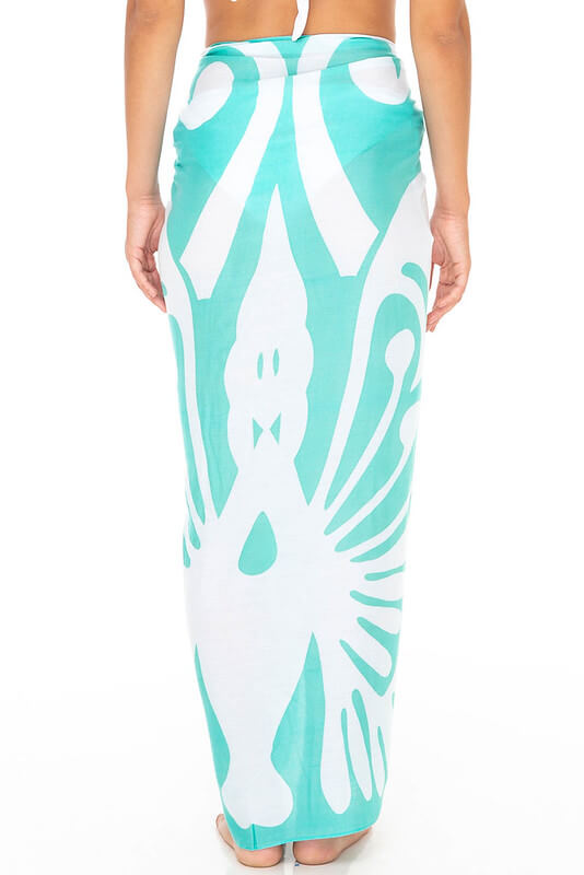 Butterfly Long Beach Sarong by SHU-SHI