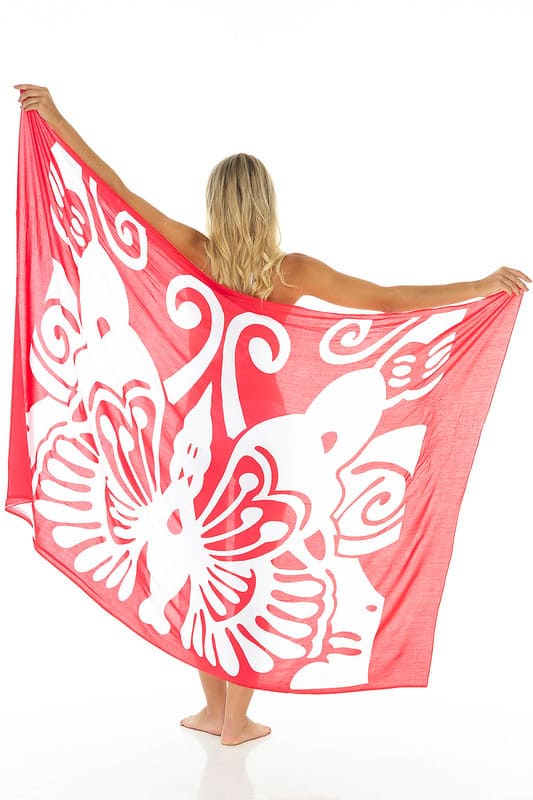 Butterfly Long Beach Sarong by SHU-SHI