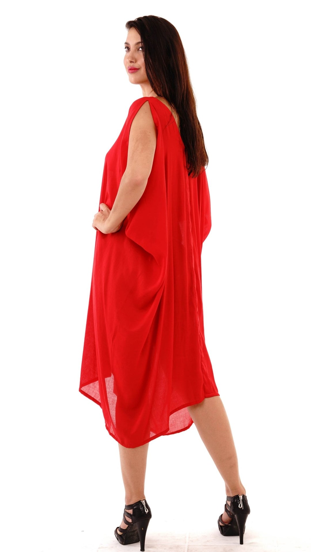 Attika Goddess Loose Fitting Tunic Sleeveless Summer Dress - Love ShuShi