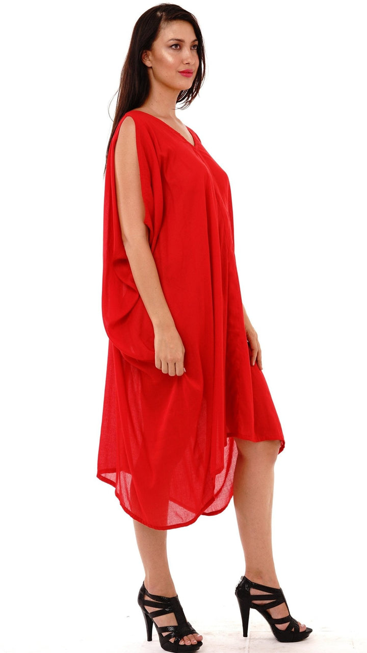 Attika Goddess Loose Fitting Tunic Sleeveless Summer Dress - Love ShuShi