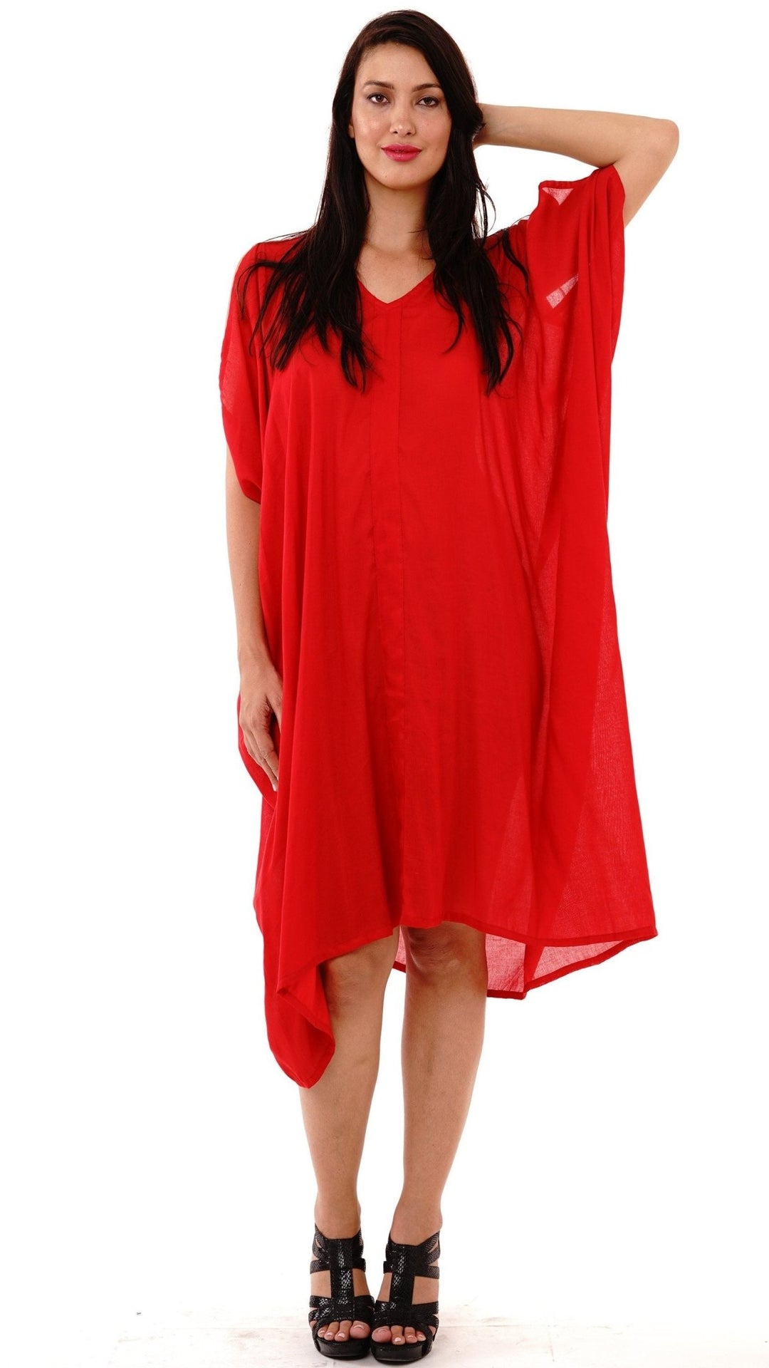 Attika Goddess Loose Fitting Tunic Sleeveless Summer Dress - Love ShuShi