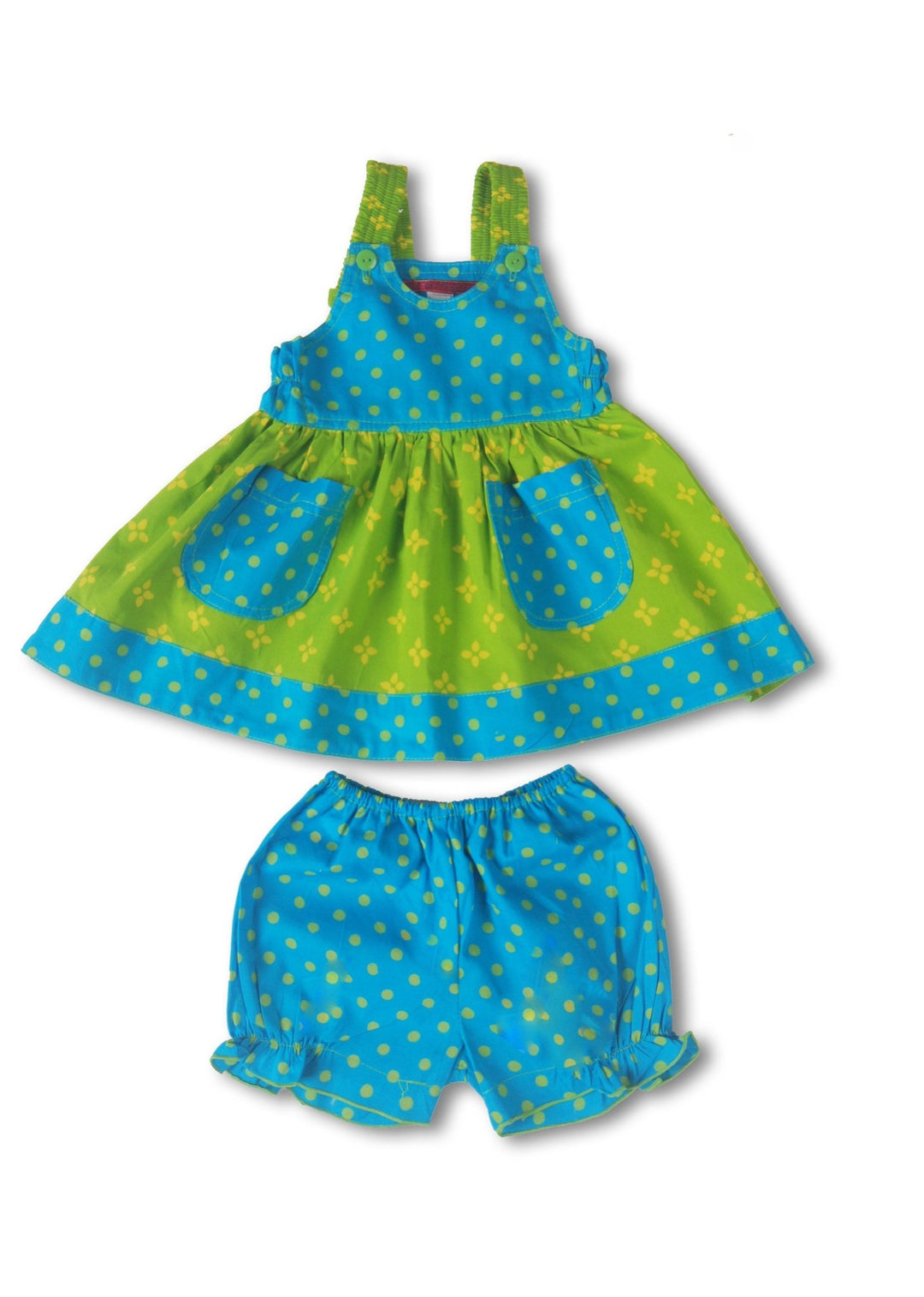 Baby Girls Dress Set with Bloomers - Love ShuShi