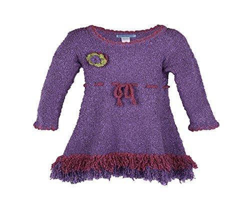 Baby Girls' Long Sleeves Dress with Fringes - Love ShuShi