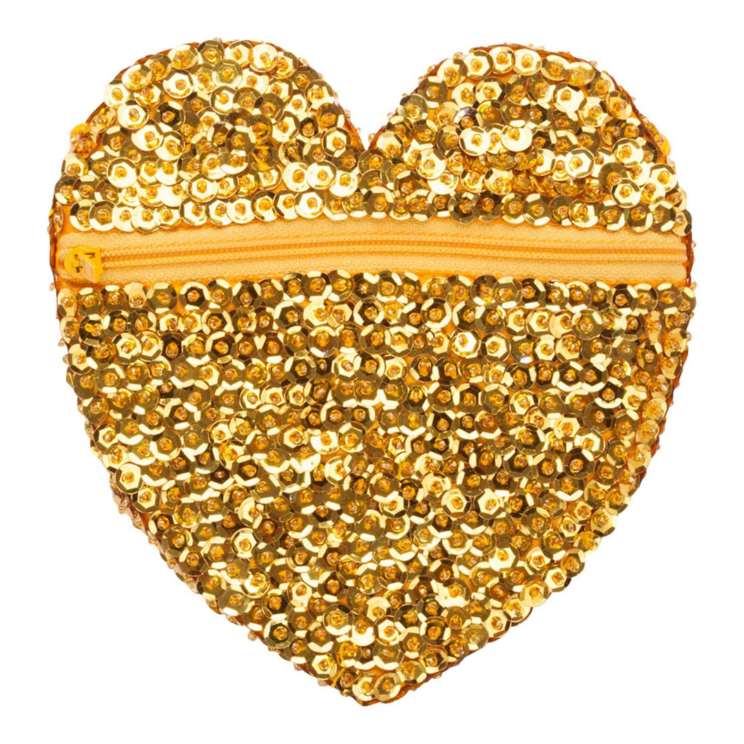 Children's Small Sparkly Sequin Heart Purse - Love ShuShi