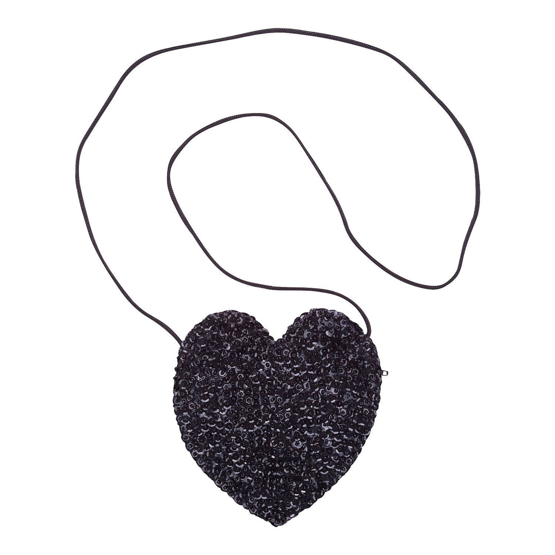 Children's Small Sparkly Sequin Heart Purse - Love ShuShi