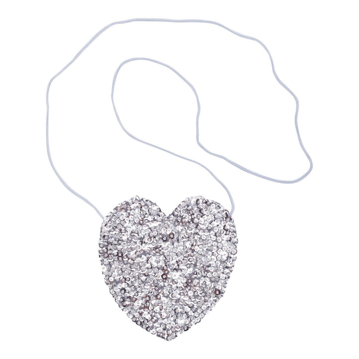 Children's Small Sparkly Sequin Heart Purse - Love ShuShi