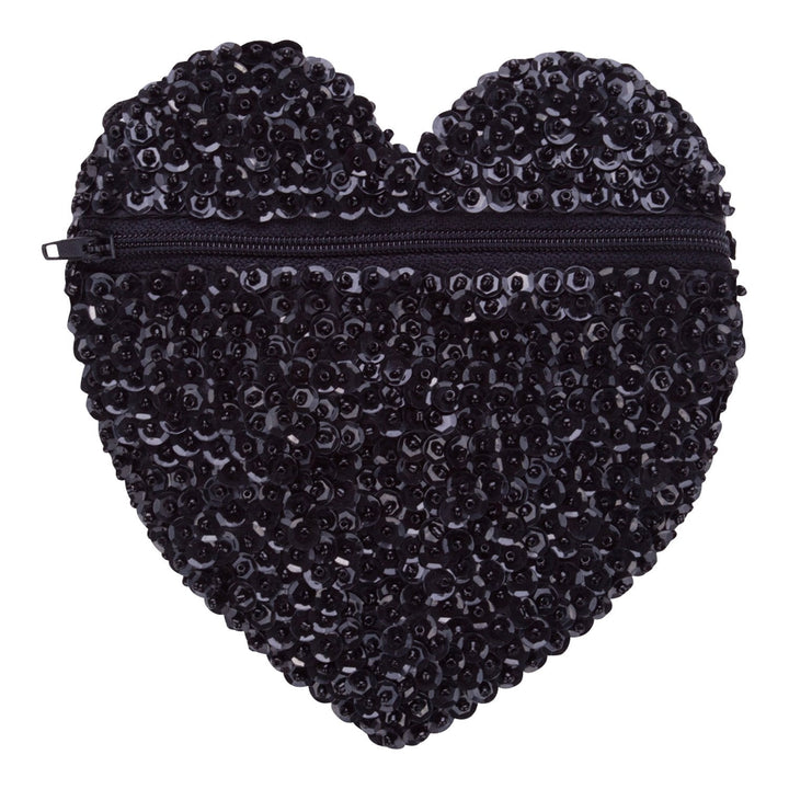 Children's Small Sparkly Sequin Heart Purse - Love ShuShi