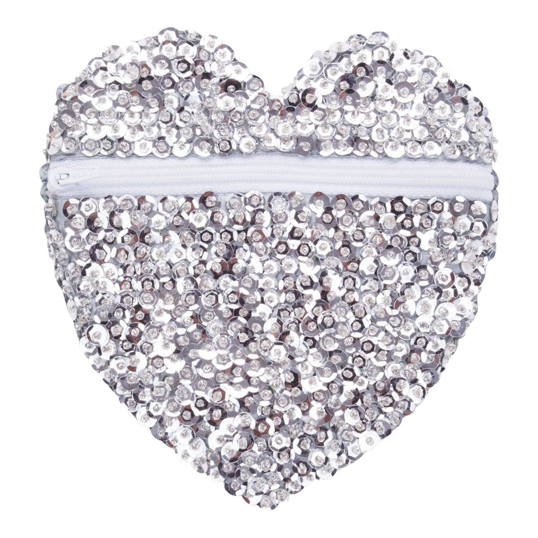 Children's Small Sparkly Sequin Heart Purse - Love ShuShi