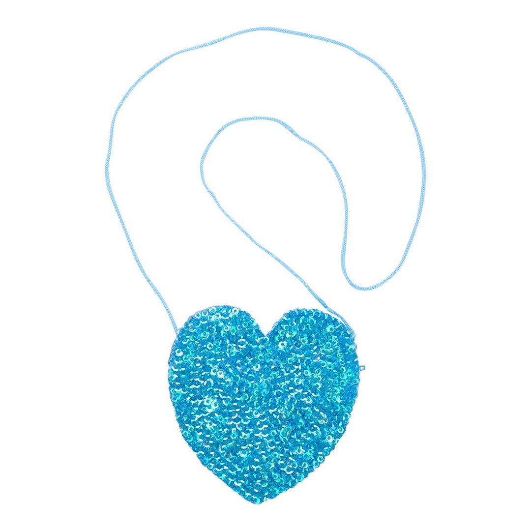 Children's Small Sparkly Sequin Heart Purse - Love ShuShi