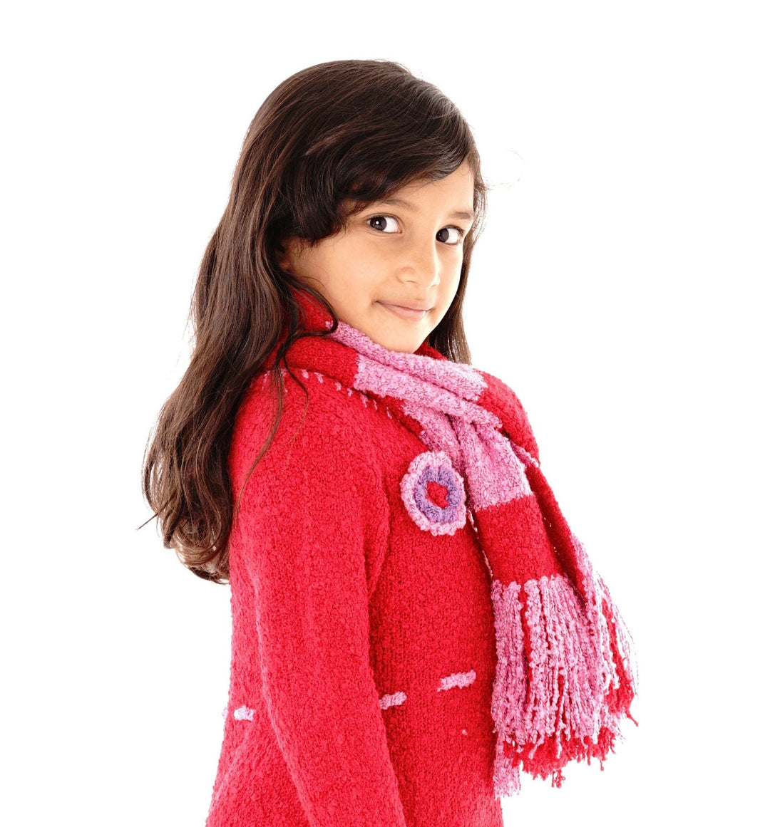 Cozy Striped Scarf for Kids - Love ShuShi