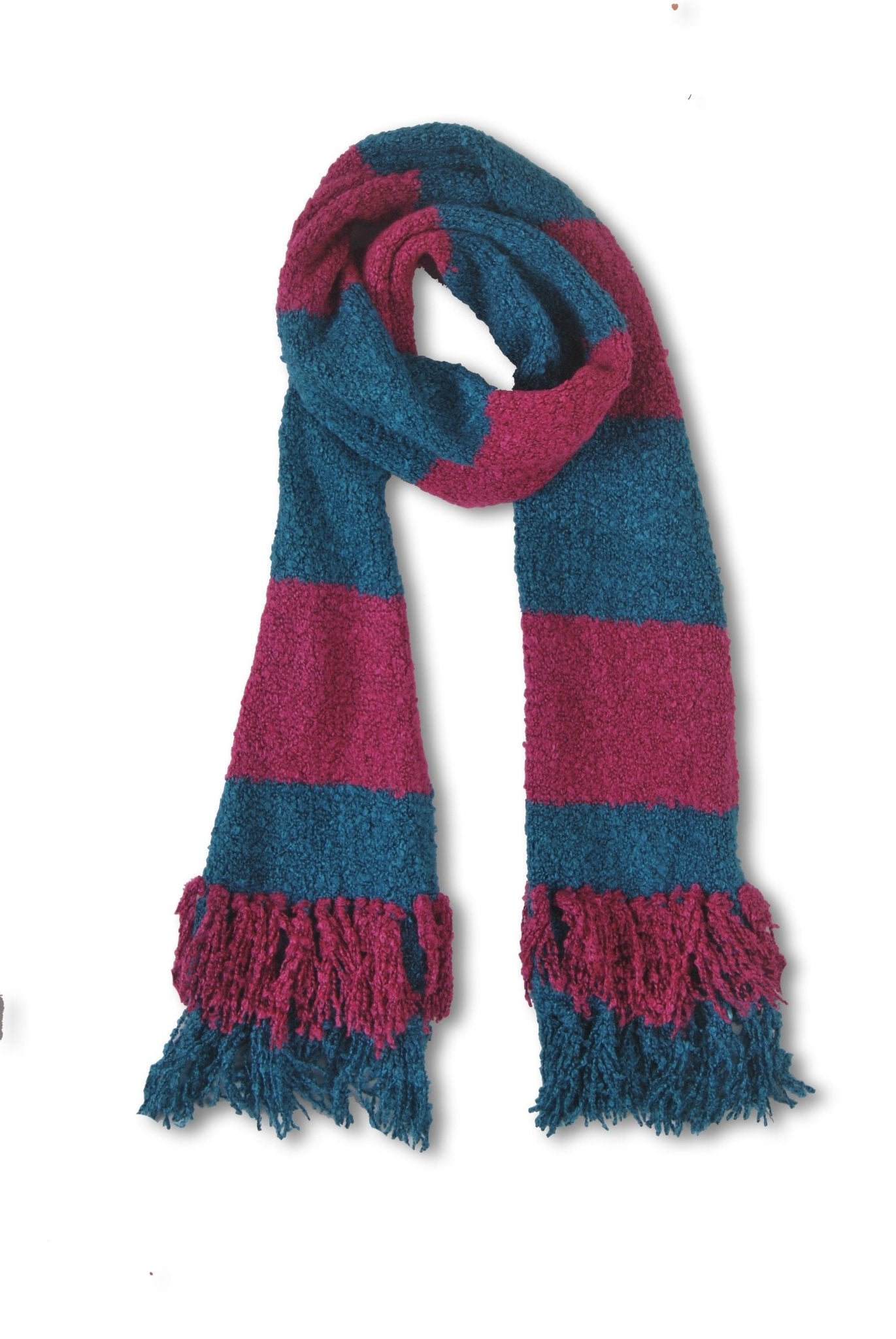 Cozy Striped Scarf for Kids - Love ShuShi