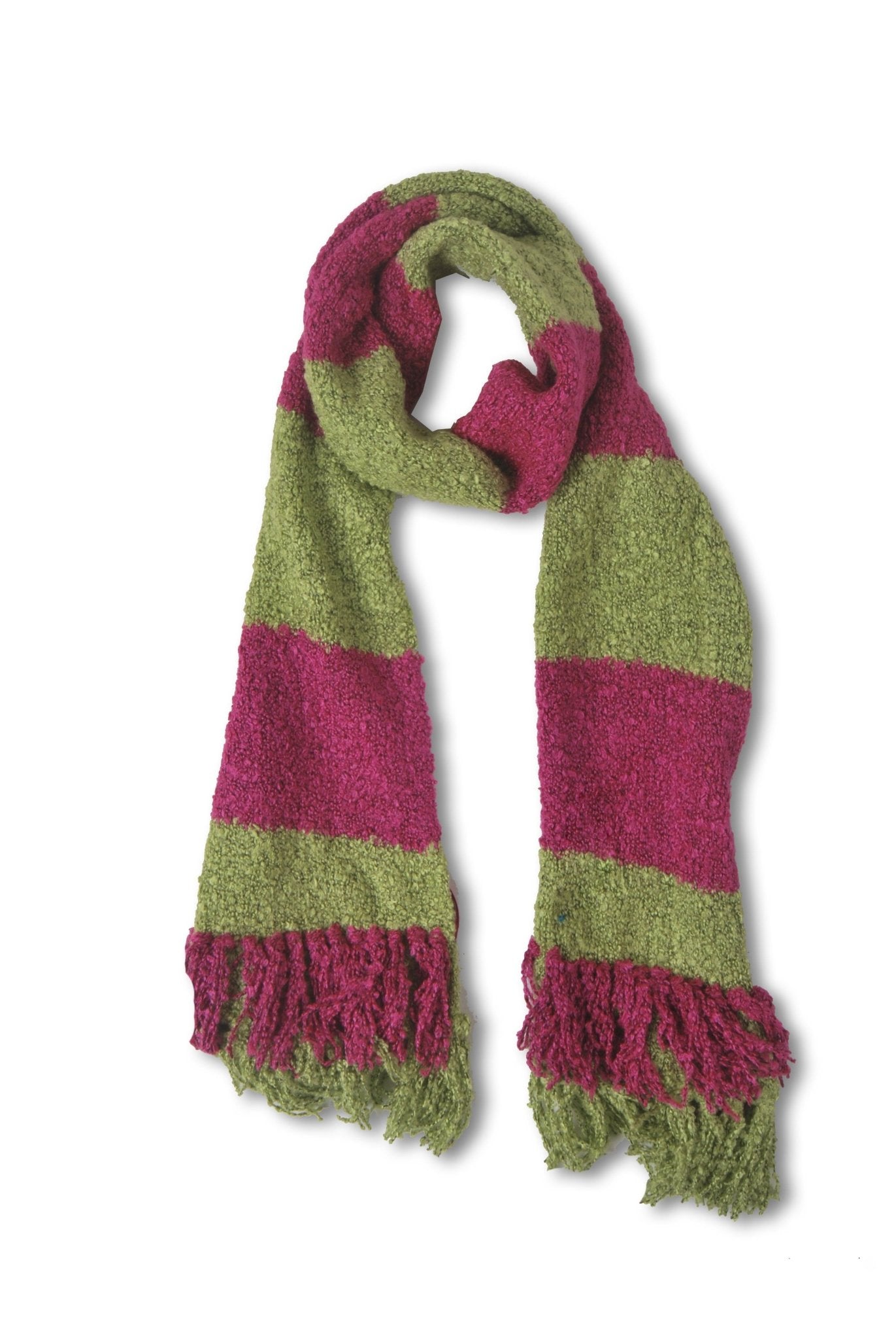 Cozy Striped Scarf for Kids - Love ShuShi