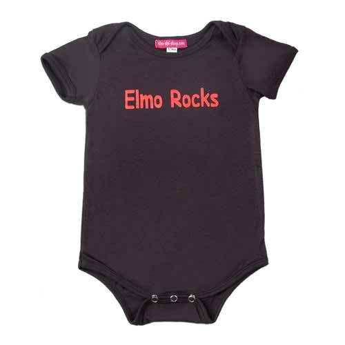 Elmo Rocks Short Sleeve Graphic Onesie - Love ShuShi