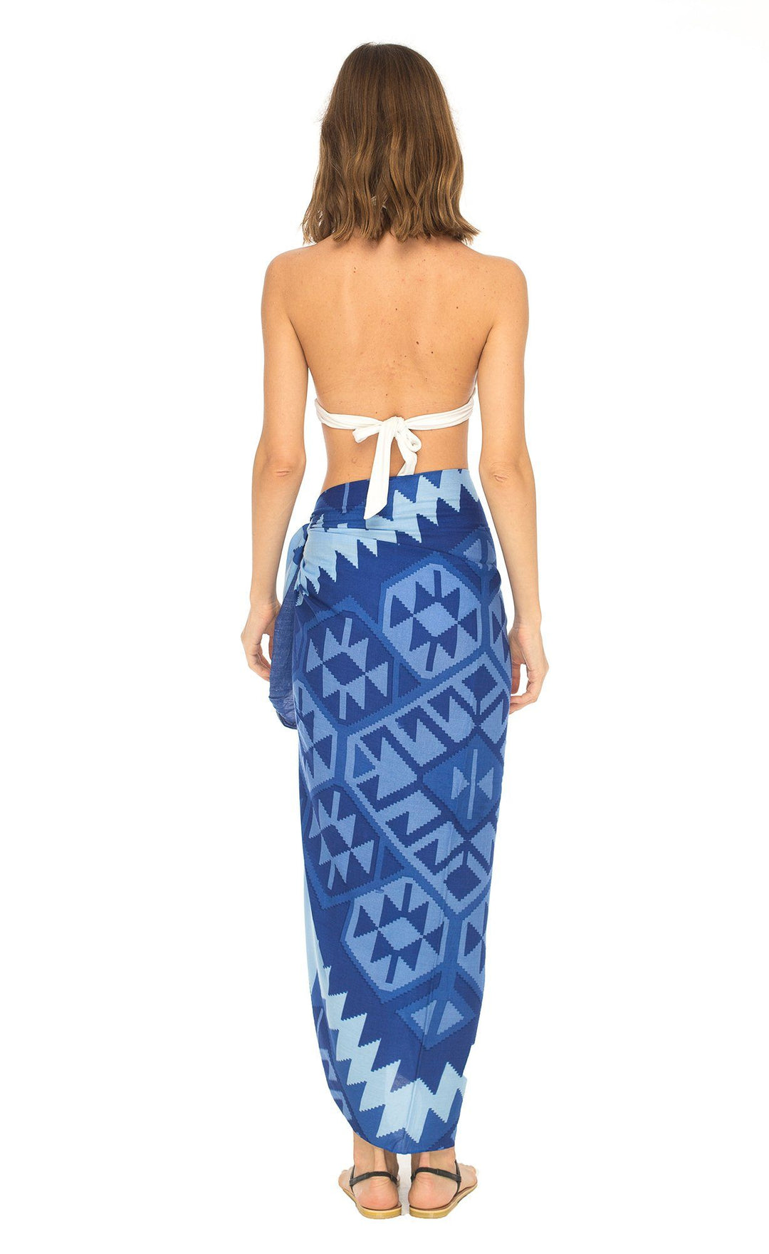 Ethnic Design Sarong with Fringe - Love ShuShi