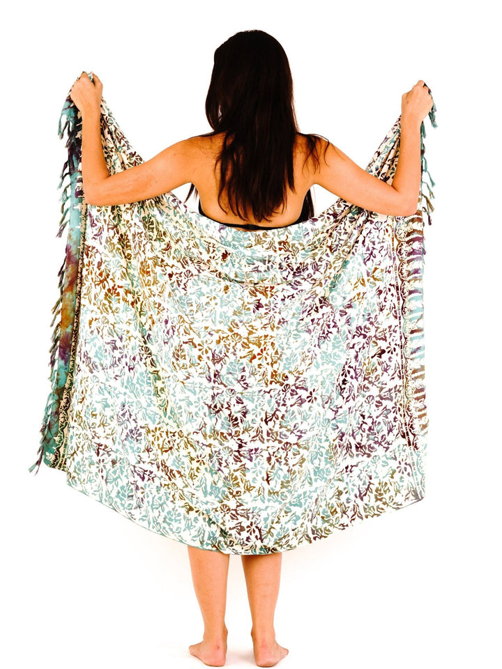 Floral Batik Print Sarong - Love ShuShi