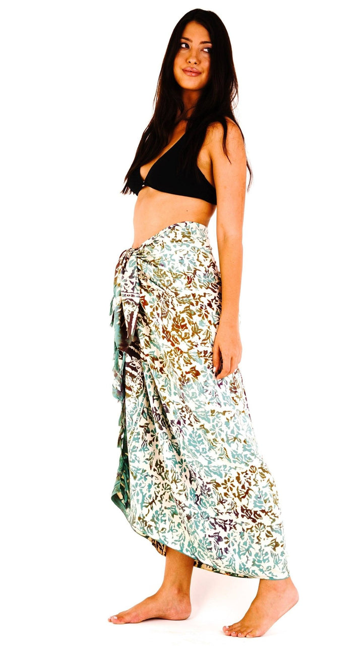 Floral Batik Print Sarong - Love ShuShi