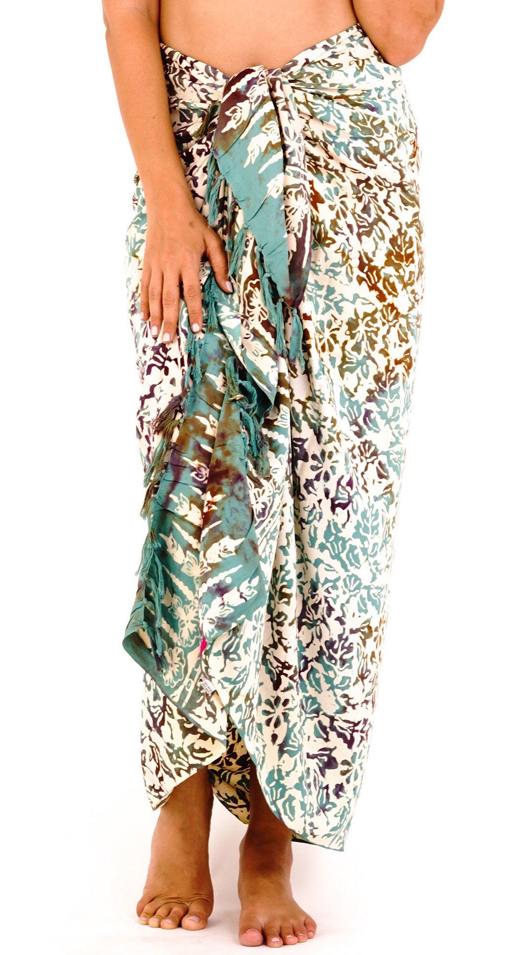 Floral Batik Print Sarong - Love ShuShi