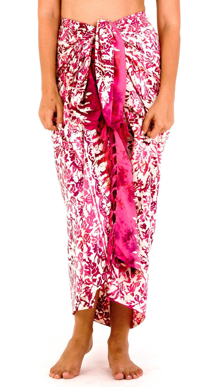 Floral Batik Print Sarong - Love ShuShi