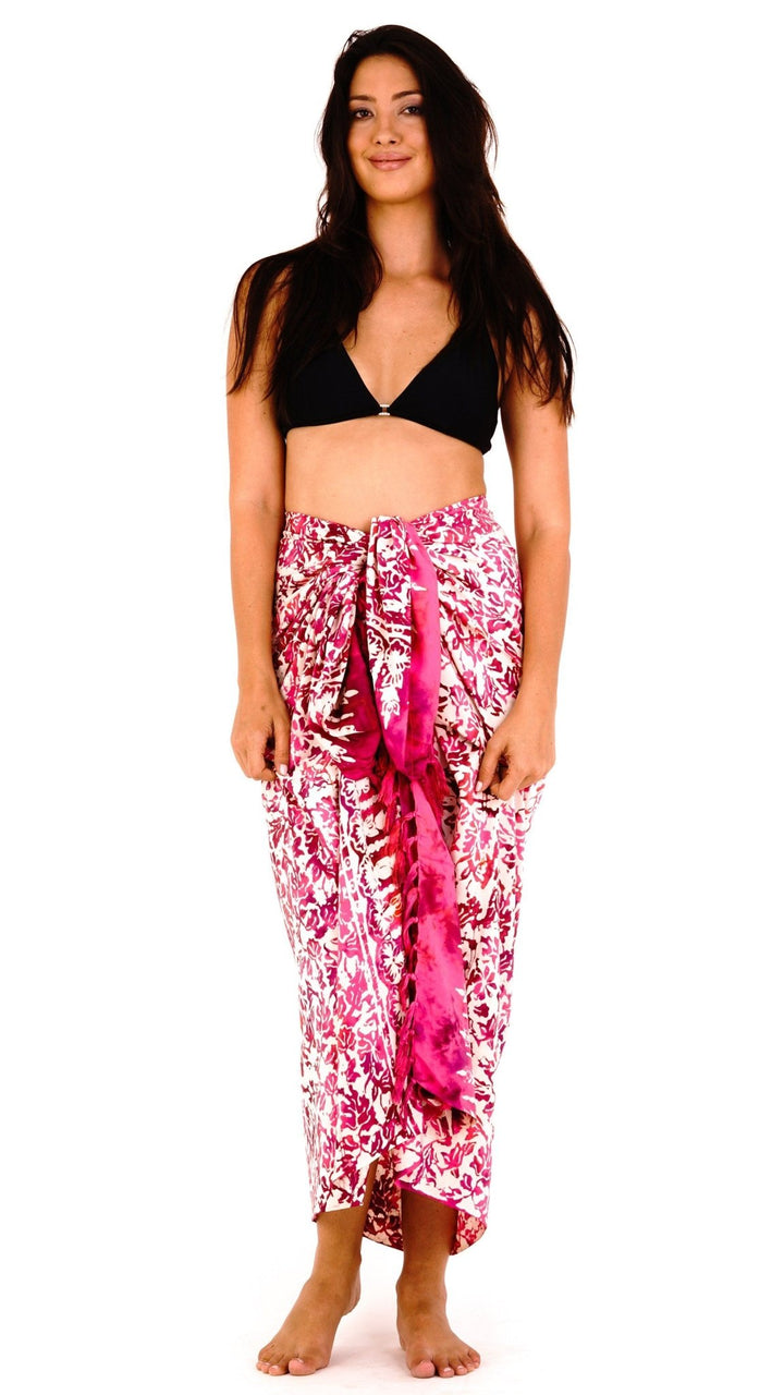 Floral Batik Print Sarong - Love ShuShi