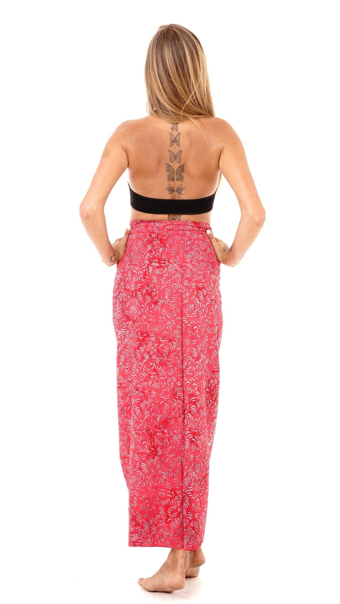 Floral Filigree Sarong Cover Up - Love ShuShi