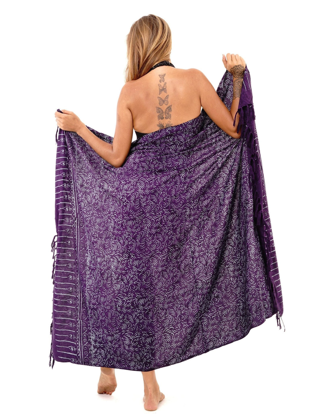 Floral Filigree Sarong Cover Up - Love ShuShi