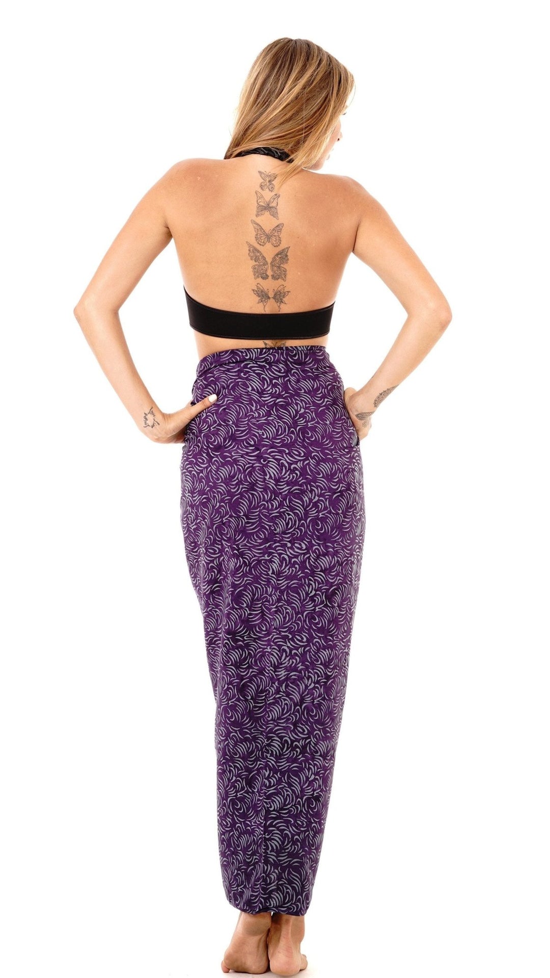 Floral Filigree Sarong Cover Up - Love ShuShi