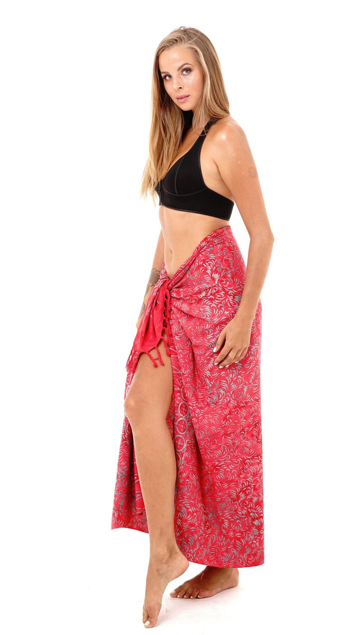 Floral Filigree Sarong Cover Up - Love ShuShi