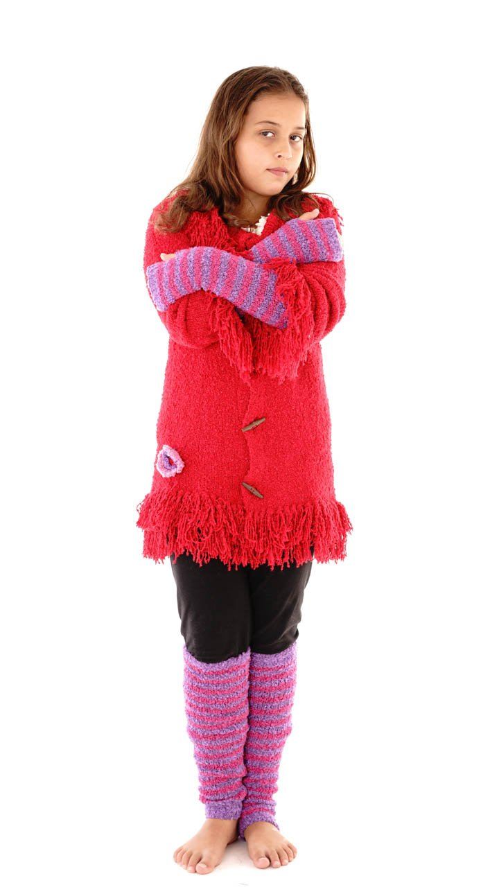 Fuzzy Arm Warmers for Kids - Love ShuShi