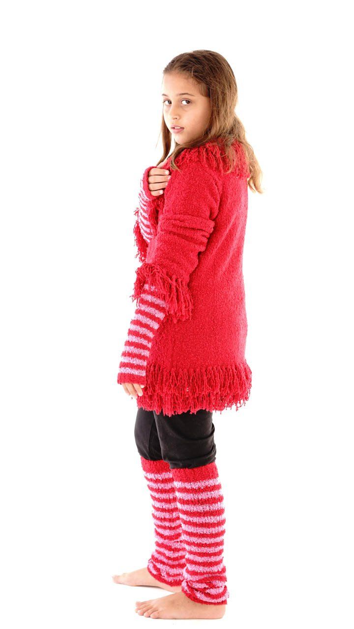 Fuzzy Arm Warmers for Kids - Love ShuShi