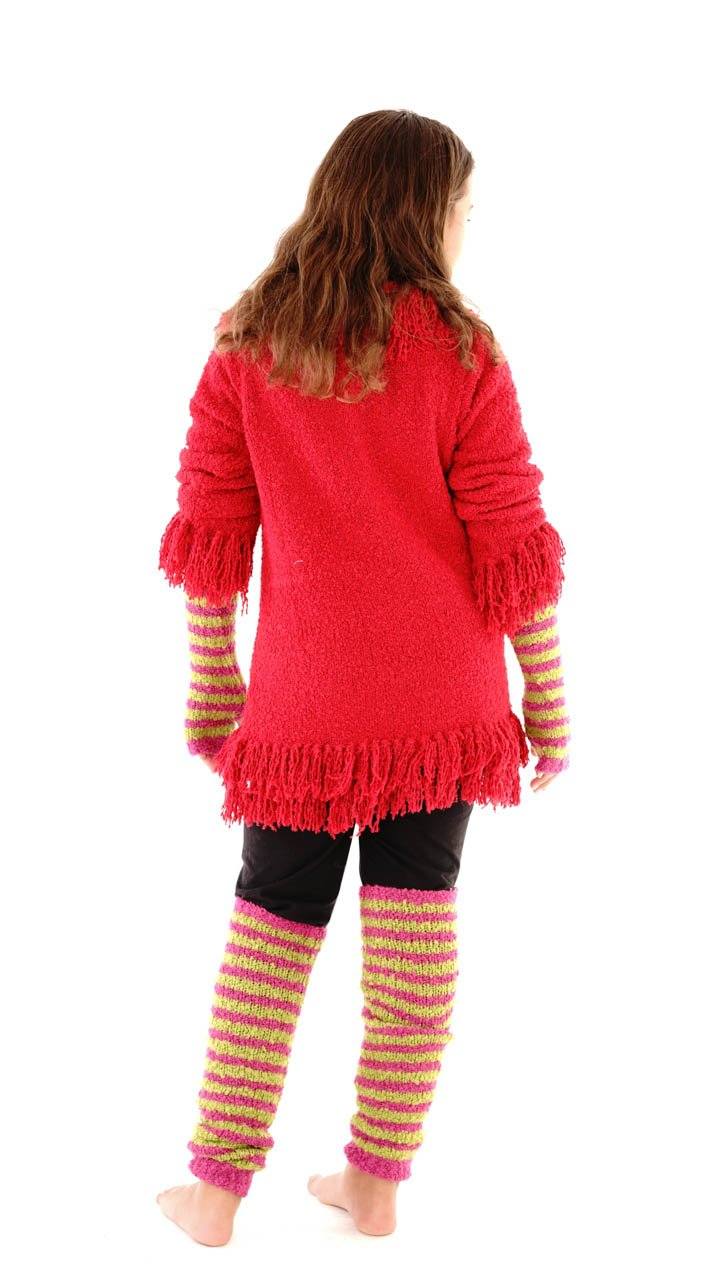 Fuzzy Arm Warmers for Kids - Love ShuShi