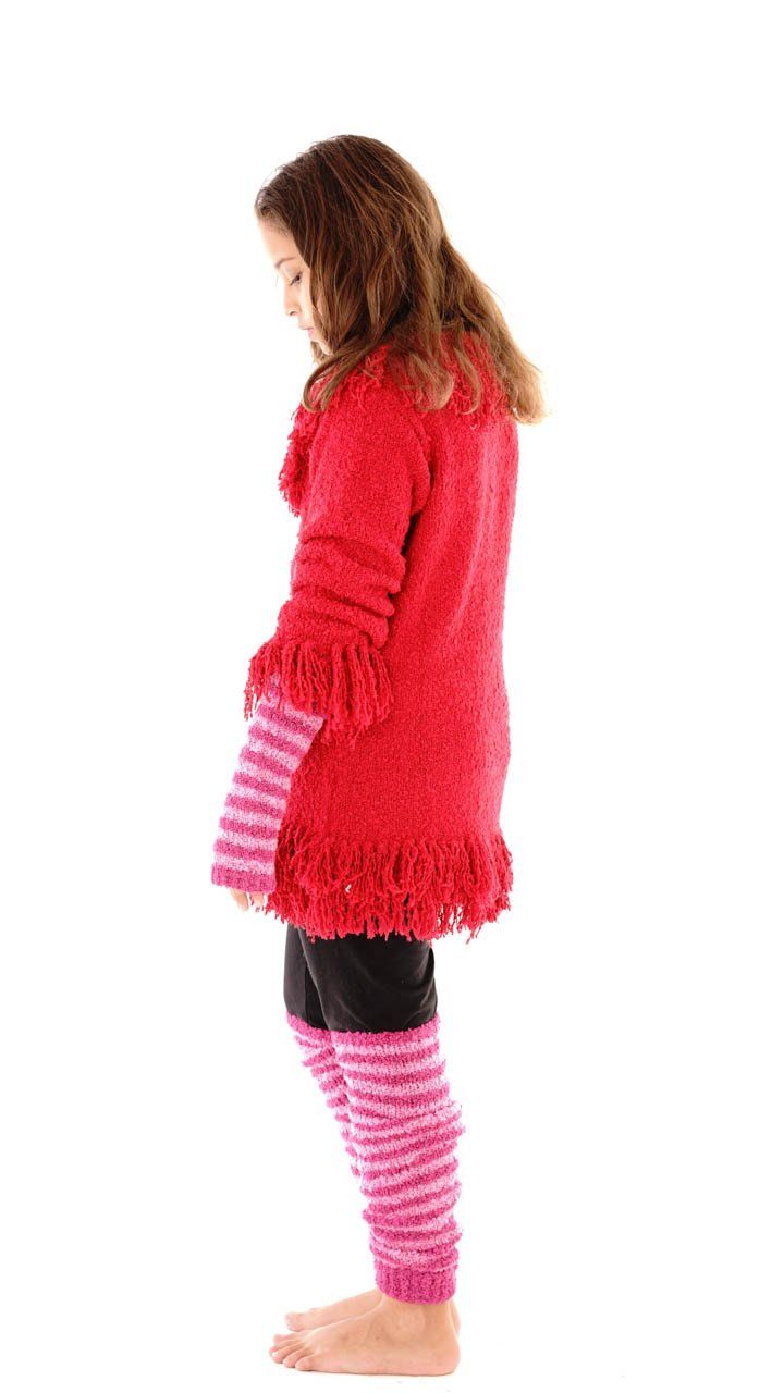 Fuzzy Arm Warmers for Kids - Love ShuShi