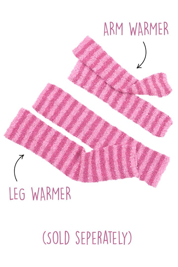 Fuzzy Arm Warmers for Kids - Love ShuShi