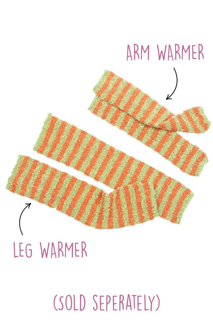 Fuzzy Arm Warmers for Kids - Love ShuShi