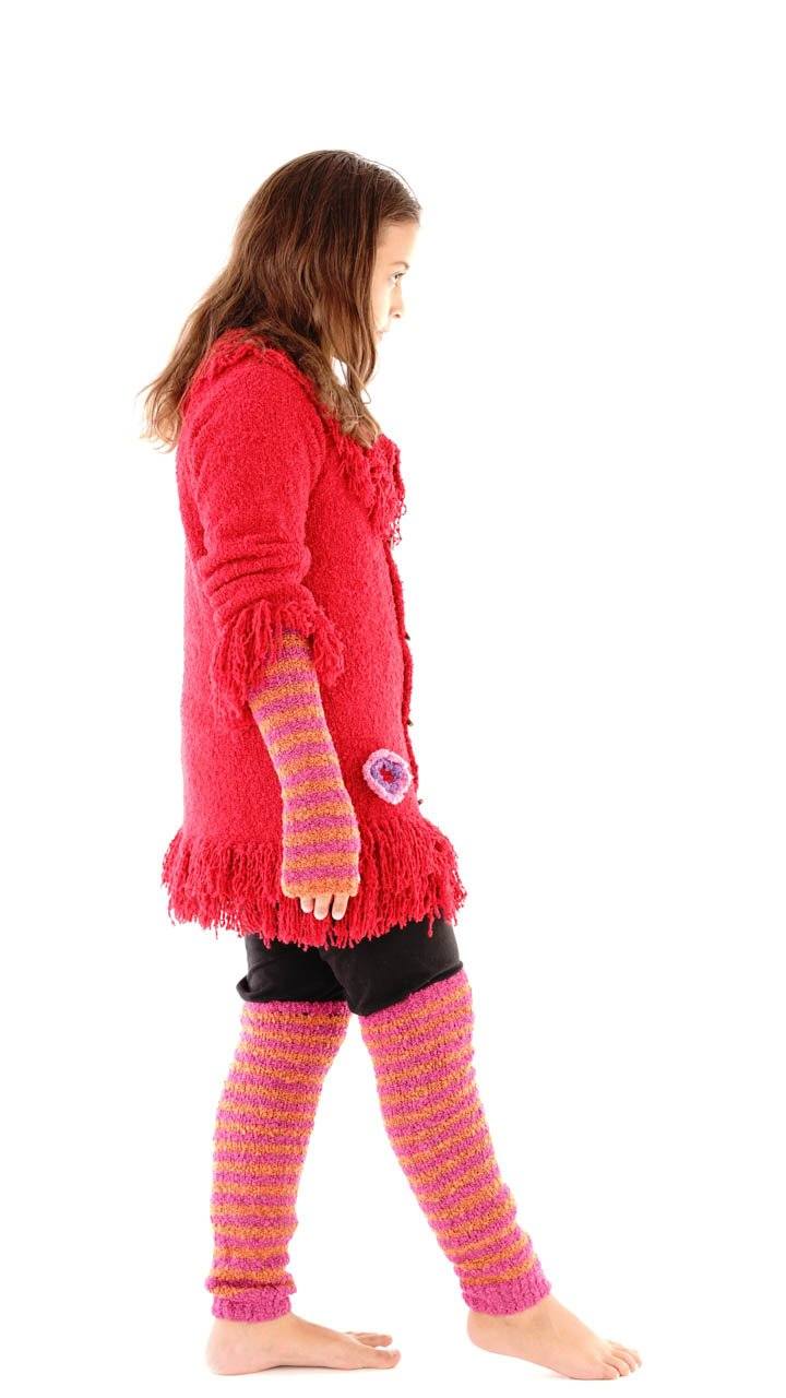 Fuzzy Arm Warmers for Kids - Love ShuShi