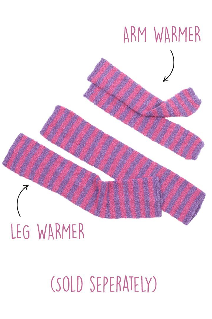 Fuzzy Arm Warmers for Kids - Love ShuShi