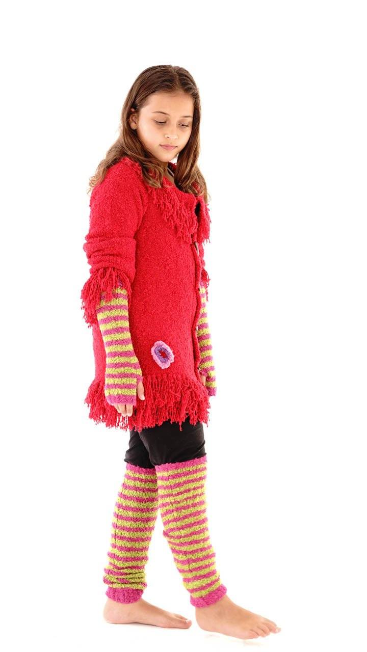 Fuzzy Arm Warmers for Kids - Love ShuShi