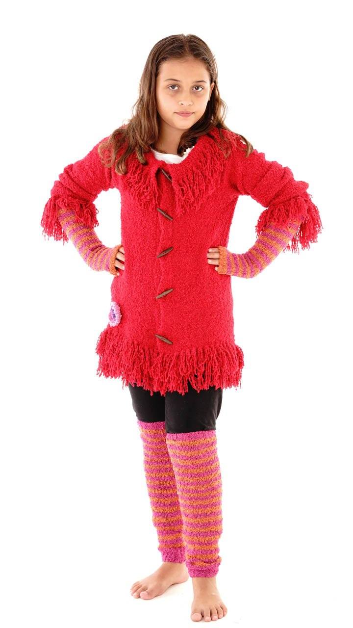 Fuzzy Leg Warmers for Kids - Love ShuShi