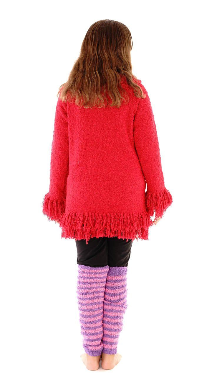 Fuzzy Leg Warmers for Kids - Love ShuShi