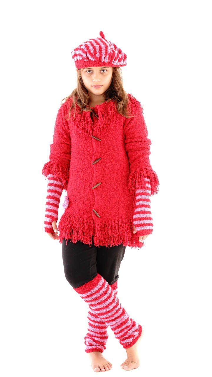 Fuzzy Leg Warmers for Kids - Love ShuShi